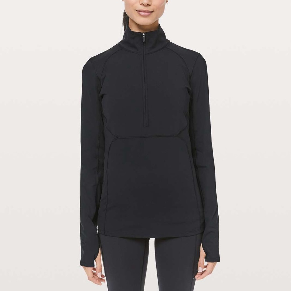 Lululemon Best Pace Half Zip in Black